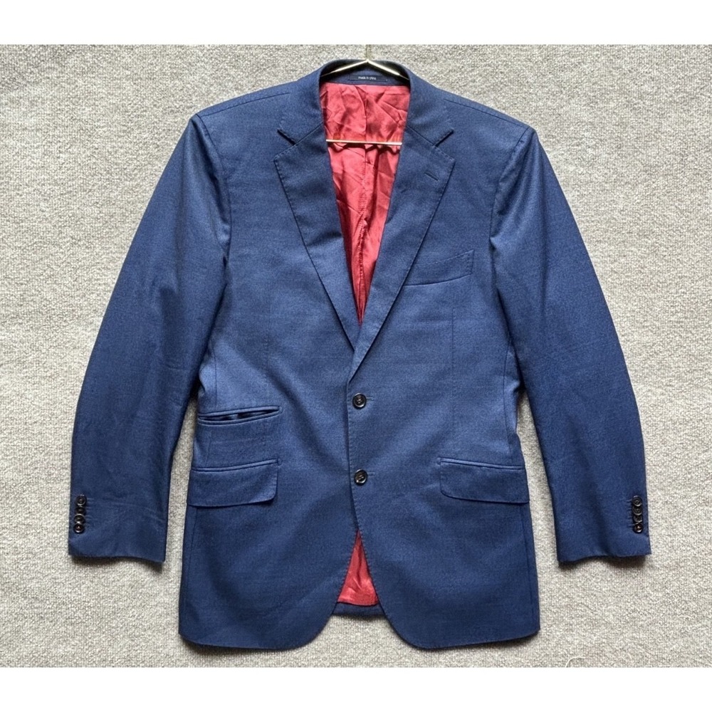 SuitSupply Blazer Jacket Mens 42R Made in Italy Vitale Barberis Canonico Sienna